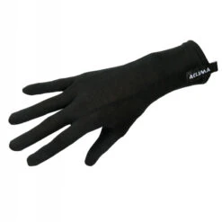 Aclima Lightwool Liner Gloves Unisex Jet Black
