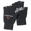 Savage Gear Knitted Half Finger Glove Dark Grey Melange -Sportviswinkel 76550r 1