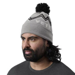 Yeti Freestyle Knitted Beanie Gray/Black -Sportviswinkel H023G 3