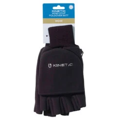 Kinetic Wind Stop Foldover Mitt Black -Sportviswinkel H114 007r 2